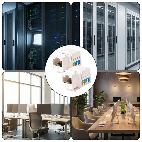 5 قطعة كيستون جاك CAT3 الهاتف كيستون جاك مقابس الهاتف 110 IDC إلى RJ11/RJ12 6P6C أنثى ، واجهة 6P6C in Saudi Arabia