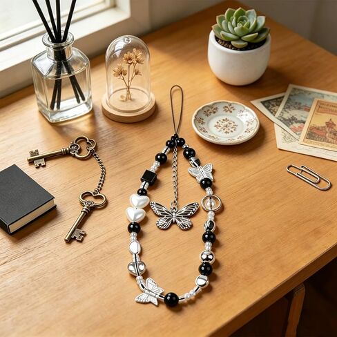 4PCS Phone Charms Strap - Camera Beaded Wrist Strap, Y2K Accessories for Bag Keychain Phones Pendant Decor in Saudi Arabia
