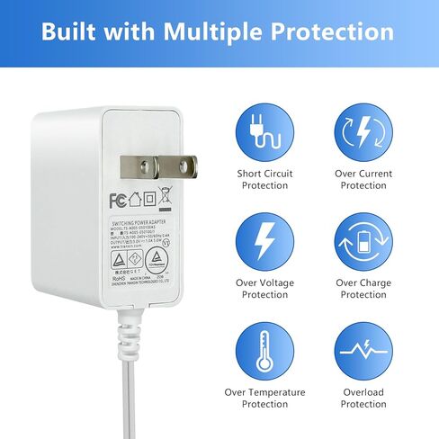 5V 1A DC محول التيار الكهربائي 5W AC / DC شاحن AC 100V-240V إلى DC 5 فولت 1Amp 0.5A استبدال سلك الطاقة لكاميرا الأمن مراقبة الطفل Graco Swing TV Box Raspberry Pi Type C in Kuwait