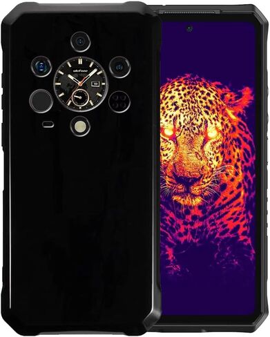 حافظة لهاتف Ulefone Armor 28 Ultra + واقي شاشة زجاجي مقسى - غطاء حماية من السيليكون الشفاف الناعم المرن المقاوم للصدمات من مادة TPU (أسود) in Kuwait