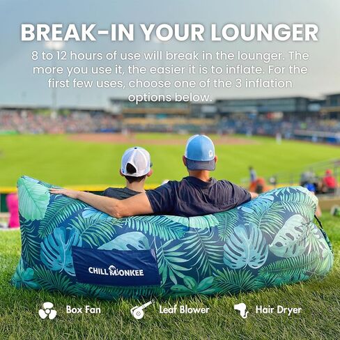 Portable Inflatable Lounger for Beach & Camping – Self-Inflating Air Couch, Beach Sofa, and Outdoor Lounge Chair for Relaxation and Comfort in Saudi Arabia