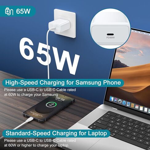 سلك شاحن فائق السرعة 65 وات من النوع C لهاتف Samsung Galaxy S26 Ultra S26+ S26 S25 FE Edge Plus A17 A16 A36 A26 A56 A35 S24 S23، 60 وات 6FT USB C إلى C شاحن سامسونج سلك شحن سريع شاحن هاتف Android in Kuwait