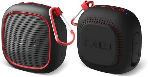 Ion Audio Magnet Rocker - مكبرات صوت بلوتوث محمولة عالية الطاقة مع حامل مغناطيسي مدمج ووصلة ستيريو (عبوتان) in Kuwait