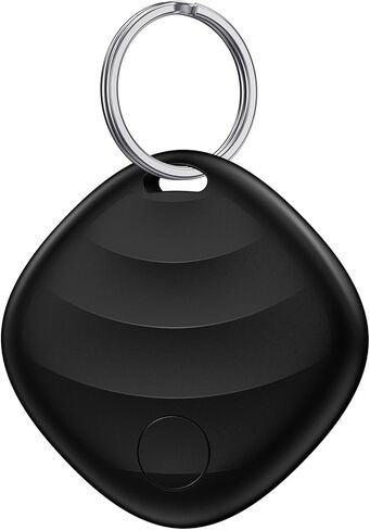 Key Finder, Bluetooth Tracker Locator Pairs with Apple Find My (iOS only), Item Finder for Keys,Wallet,Pets,Bag,Backpack and Suitcase, 400ft Range Smart Tracker Tags, Compatible with iOS, Black 1Pack in Kuwait