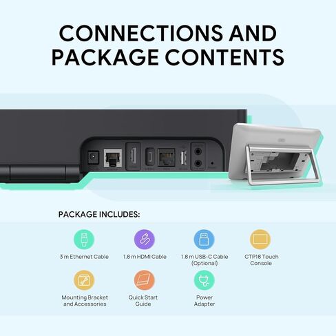 Yealink A10-020 All-in-One 4K Video Conferencing System Conference Room Camera with CTP18 Touch Panel Controller (Renewed) in Kuwait