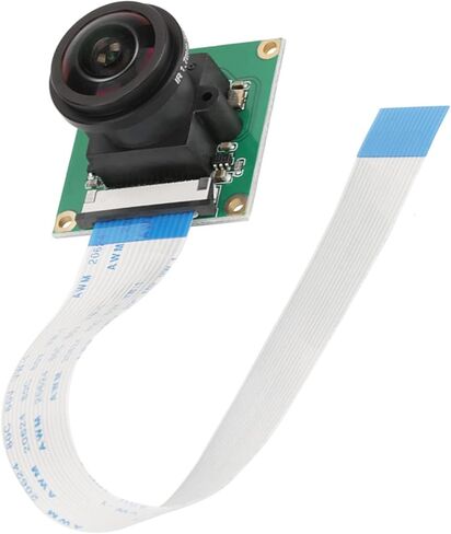 5MP HD Camera Module Board, 175 Degree Wide Angle Lens Small Size Lightweight Design, OV5647 Camera Board, 5MP Resolution for B3+ Projects, Home Security Surveillance, in Kuwait