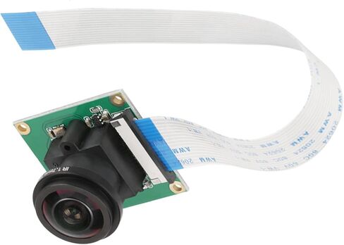 5MP HD Camera Module Board, 175 Degree Wide Angle Lens Small Size Lightweight Design, OV5647 Camera Board, 5MP Resolution for B3+ Projects, Home Security Surveillance, in Kuwait