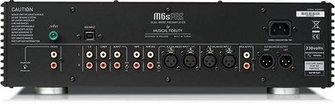 مضخم صوت مسبق متوازن M6s من ميوزيكال فيديليتي مع USB/MM/MC Phono-Ins (أسود) in Kuwait
