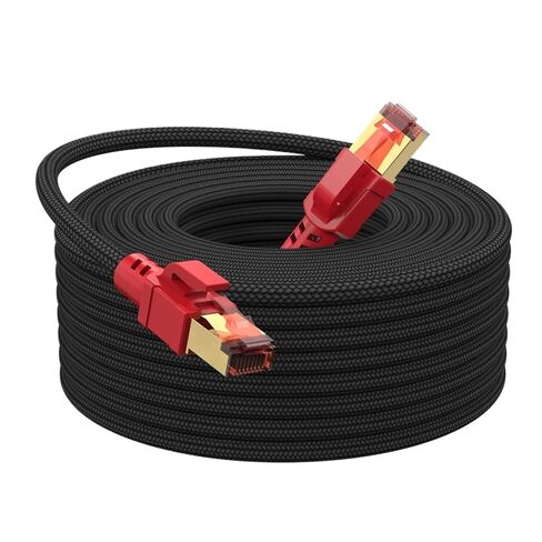 1 قطعة كابل إيثرنت CAT 8 Cat 7 بسرعة 40 جيجابت في الثانية كابل RJ45 عالي السرعة لمودم التوجيه وشبكة الإنترنت LAN لأجهزة الكمبيوتر المحمولة (3.0 متر) in Kuwait