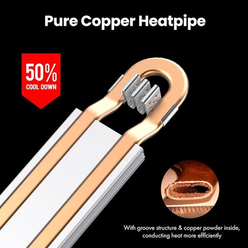 HIMARS PS5 Heatsink، M.2 NVME SSD Heatsink for PS5 Slim/PS5 Pro داخلي PCIe M.2 NVMe Gaming SSD، سبائك الألومنيوم المغنيسيوم مصممة مع تبديد كبير للحرارة [US-M22] in Kuwait