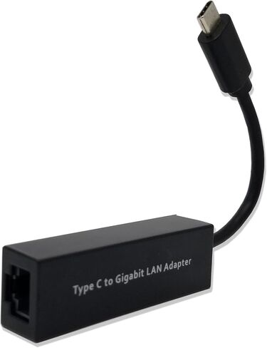 أفضل محول شبكة USB من النوع C 3.1 إلى Ethernet Rj45 Gigabit LAN لأجهزة Apple وMacBook وChromebook Pixel والمزيد. in Kuwait
