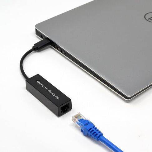 أفضل محول شبكة USB من النوع C 3.1 إلى Ethernet Rj45 Gigabit LAN لأجهزة Apple وMacBook وChromebook Pixel والمزيد. in Kuwait