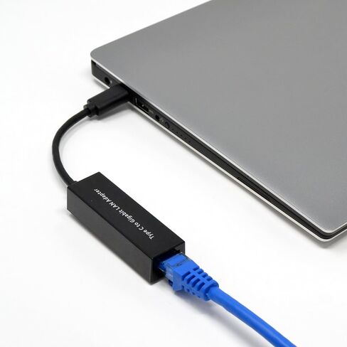 أفضل محول شبكة USB من النوع C 3.1 إلى Ethernet Rj45 Gigabit LAN لأجهزة Apple وMacBook وChromebook Pixel والمزيد. in Kuwait