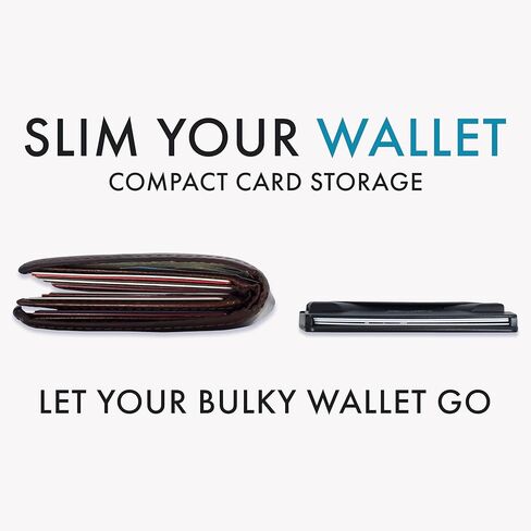 LOVEHANDLE Phone Wallet with Kickstand and Adapter Ring for MagSafe, Phone Card Holder, Wireless Charging Compatible, Wallet Compatible with MagSafe - Black on Black in Kuwait
