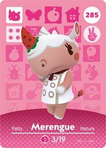 Merengue - Nintendo Animal Crossing Happy Home Designer Amiibo Card - 285 in Kuwait