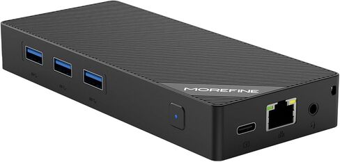 MOREFINE Mini PC N100، M10 12TH Gen N100 (حتى 3.4 جيجا هرتز) كمبيوتر صغير، 12 جيجا LPDDR5 4800 ميجا هرتز رام 512 جيجا NVME M.2 SSD، كمبيوتر مكتبي صغير 4K مزدوج HDMI/USB3.2/WiFi 6/BT5.2/2.5G RJ45 in Kuwait