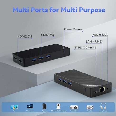 MOREFINE Mini PC N100، M10 12TH Gen N100 (حتى 3.4 جيجا هرتز) كمبيوتر صغير، 12 جيجا LPDDR5 4800 ميجا هرتز رام 512 جيجا NVME M.2 SSD، كمبيوتر مكتبي صغير 4K مزدوج HDMI/USB3.2/WiFi 6/BT5.2/2.5G RJ45 in Kuwait