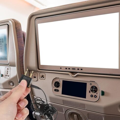4 Pcs Airplanes Flight Headphone Adapters Airplane Headphone Adapter Dual 3.5mm Male to 3.5mm Female Gold Plated Airplane Audio Adapter for Airline Entertainment Systems in Kuwait
