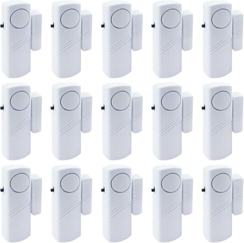 Door Window Alarm, 90dB Wireless Sensor Door Window Burglar Alarm for Home Security, Kids Safety and Office, Garage, Apartment, House, Easy Installation in Kuwait