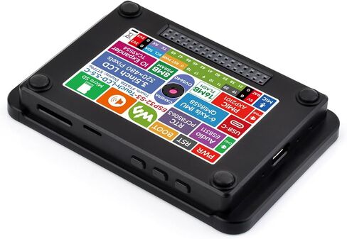 Waveshare ESP32-S3 لوحة تطوير شاشة تعمل باللمس بالسعة 3.5 بوصة مع حافظة، 320 × 480 بكسل 262 ألف لون IPS لوحة عرض تدعم Wi-Fi وBLE 5 in Kuwait