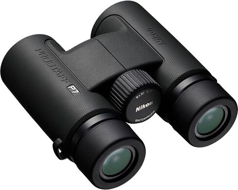 مناظير Nikon PROSTAFF P7 مقاس 8 × 30، مناظير مدمجة مقاومة للماء للسقف والضباب، حزمة بصريات مطلية بالعازل الكهربائي مع حزام أمان + طقم تنظيف + حزام عائم in Kuwait