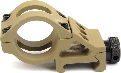 TACFUN 2PCS TAN 45 درجة إزاحة 1 "مصباح يدوي Picatinny ضوء ليزر جبل in Kuwait