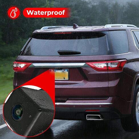 كاميرا احتياطية للتوصيل والتشغيل لسيارة Chevy Traverse 2013-2017، ZoltekOrin HD للرؤية الليلية كاميرا عكسية مقاومة للماء، تحل محل أرقام أجزاء OEM: 22900993، 23135306 in Kuwait