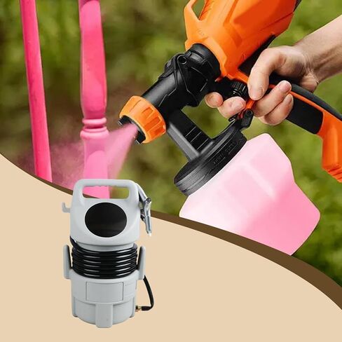 Portable Sand Blasting Kit, Multifunctional with 4 Nozzles, 4.5M Hose, Blasting Kit, Blue in Saudi Arabia
