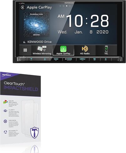 واقي شاشة BoxWave متوافق مع Kenwood Excelon DDX9907XR - ClearTouch ImpactShield (عبوتان)، واقي شاشة مرن لا يمكن اختراقه in Kuwait