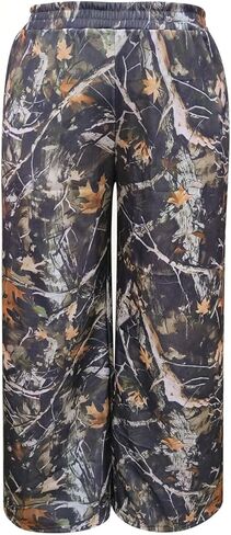 Women's Plus Size Camo Baggy Sweatpants Wide Leg Long Pants Gym Clothes in Saudi Arabia