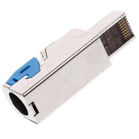 Sewroro محمية Rj45 تمر من خلال موصل Cat7 وحدات التوصيل إيثرنت شبكة كابل تجعيد جاك لاتصالات الشبكة المحلية والخادم عالية السرعة in Kuwait