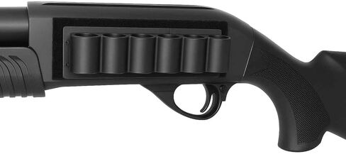 TRINITY 6-Round Aluminium 12 Gauge Shell حامل لستيفنز 320 - حامل ذخيرة مثبت على الجانب مع مشبك وحلقة تثبيت - مجموعة معدات الصيد in Kuwait