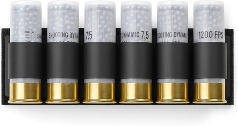 TRINITY 6-Round Aluminium 12 Gauge Shell حامل لستيفنز 320 - حامل ذخيرة مثبت على الجانب مع مشبك وحلقة تثبيت - مجموعة معدات الصيد in Kuwait
