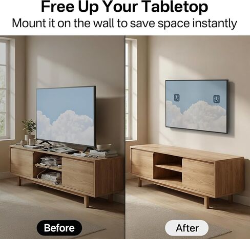 حامل حائط للتلفزيون بإطار لهاتف Samsung BN61-17233A BN61-17234A، متوافق مع تلفزيون Samsung 32 بوصة 43 بوصة، لسلسلة تلفزيون 2019-2025 LS03AA LS03BA LS03CA LS03TA in Kuwait