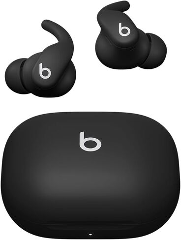 Beats Powerbeats Fit - Wireless Noise Cancelling Workout Earbuds with Secure-Fit Wingtips- Jet Black (Renewed) in Kuwait