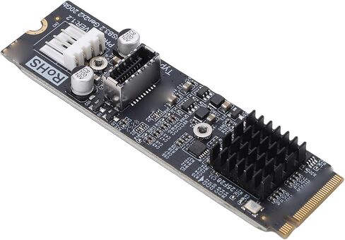 20Gbps Type E USB 3.2 Front Panel Socket to NVME M Key Express Card Adapter, PCIe to Type E Adapter with ASM3242 Chipset, Ideal for Motherboard in Kuwait