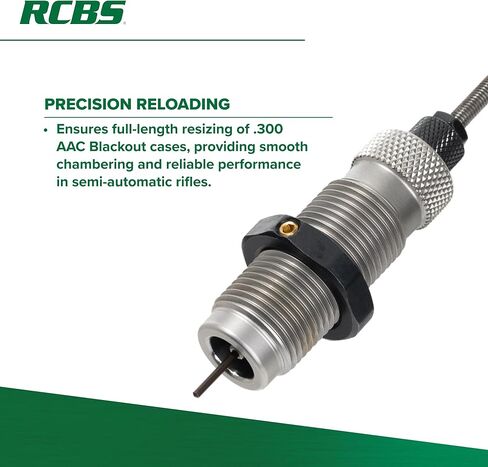 مجموعة قوالب RCBS كاملة الطول .300 AAC تعتيم، مجموعة قوالب إعادة تحميل لخراطيش بندقية تعتيم .300 in Kuwait