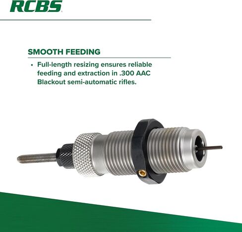 مجموعة قوالب RCBS كاملة الطول .300 AAC تعتيم، مجموعة قوالب إعادة تحميل لخراطيش بندقية تعتيم .300 in Kuwait