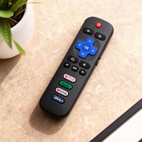 (عبوتان) جهاز تحكم عن بعد بديل لتلفزيون Roku الذكي، لـ TCL، Hisense، Onn، Philips، Elment، Insignia، Roku TV (غير متوافق مع Roku Box، Stick) in Kuwait