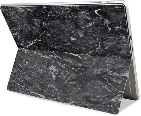 غلاف الكمبيوتر اللوحي متوافق مع Microsoft Surface Pro 11 (2024-2025) - رخام أونيكس - غطاء لاصق واقٍ من الفينيل الفاخر 3M - سهل الاستخدام | صُنع في الولايات المتحدة الأمريكية بواسطة MightySkins in Kuwait