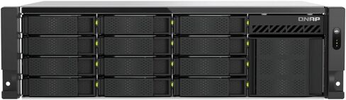 QNAP 16 Bay Short-Depth Rackmount NAS with 10GbE, Intel Atom C5125 8-Core CPU (TS-h1655XeU-RP-8G-US) in Kuwait
