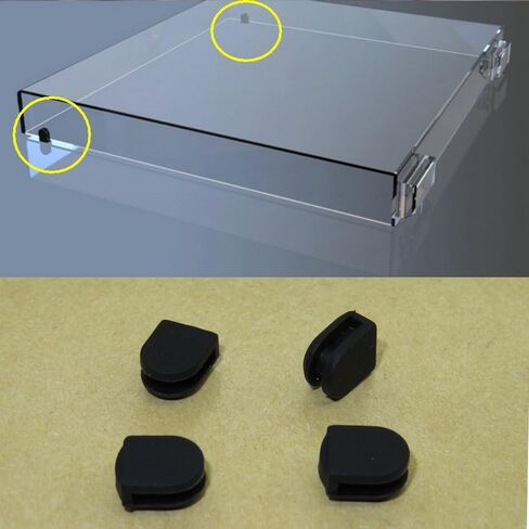 4Pcs Rubber Bumper Compatible with Audio Technica AT-LP120 at LP120 ATLP120 Dust Cover Lid Shock Absorber in Kuwait