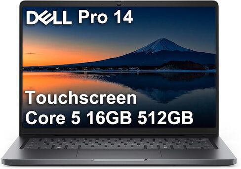 Dell Pro 14 (الجيل التالي Latitude 5450) كمبيوتر محمول للأعمال (14 بوصة FHD+ شاشة لمس، Intel 10-Core 5 120U، 16GB DDR5، 512GB SSD) كاميرا ويب IR 1080p، إضاءة خلفية، Thunderbolt 4، Wi-Fi 6E، Win 11 Pro (متجدد) in Kuwait