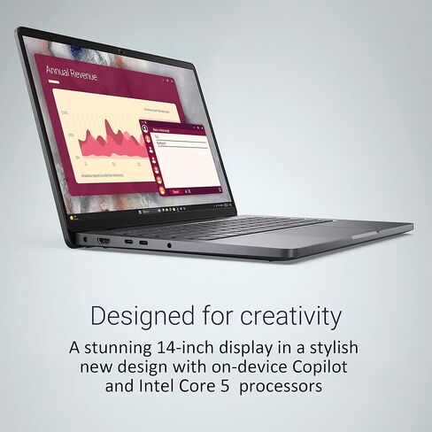 Dell Pro 14 (الجيل التالي Latitude 5450) كمبيوتر محمول للأعمال (14 بوصة FHD+ شاشة لمس، Intel 10-Core 5 120U، 16GB DDR5، 512GB SSD) كاميرا ويب IR 1080p، إضاءة خلفية، Thunderbolt 4، Wi-Fi 6E، Win 11 Pro (متجدد) in Kuwait