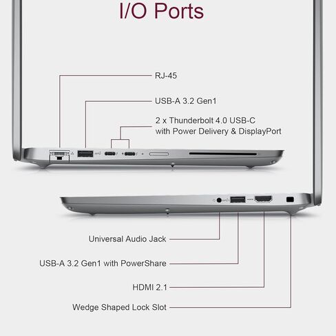 Dell Latitude 5450 Business Laptop (14" FHD Touchscreen, Intel 12-Core Ultra 7 165U), IR Webcam, Backlit, Thunderbolt 4, IST Computer Customized 16GB/32GB/64GB DDR5 RAM, 512GB/1TB/2TB SSD, Win 11 Pro in Kuwait