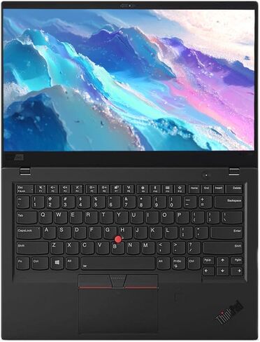 كمبيوتر محمول Lenovo ThinkPad X1 Carbon Gen 8، كمبيوتر محمول للأعمال 14 بوصة FHD، Intel Core i7-10510U، ذاكرة الوصول العشوائي 16 جيجابايت 512 جيجابايت SSD، لوحة مفاتيح بإضاءة خلفية، HDMI، Thunderbolt 3، Windows 11 Pro (متجدد) in Kuwait