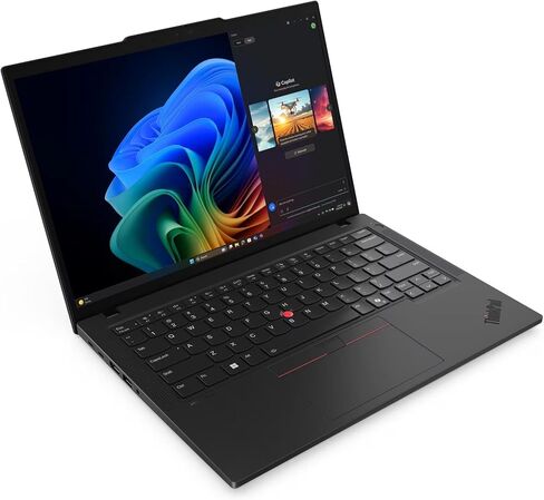 كمبيوتر محمول Lenovo ThinkPad T14 Gen 6 مزود بمعالج Intel Core Ultra 7 268V vPro، وCopilot+، وشاشة تعمل باللمس WUXGA 400nits مقاس 14 بوصة، وذاكرة وصول عشوائي LPDDR5X-8533MT سعة 32 جيجابايت، ومحرك أقراص SSD سعة 1 تيرابايت، وكاميرا RGB + IR بدقة 5 ميجابكسل، in Kuwait
