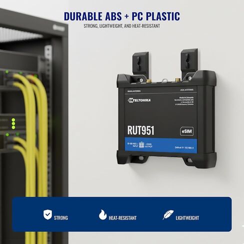 مجموعة التثبيت على السطح Teltonika PR5MEC12 - حامل على السطح المسطح - دعامات بلاستيكية ABS + PC - تتضمن براغي - متوافقة مع أجهزة Teltonika in Kuwait