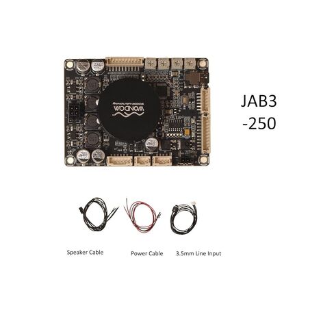 2 × 50 واط لوحة مضخم الصوت مع ADAU1701 DSP المتكاملة DC10-26V ستيريو فئة D أمبير لوحة مزدوجة القنوات 2 قنوات 2.1 4.0 وحدة مكبر صوت النظام DIY بها بنفسك مكبرات الصوت في متجر المسرح المنزلي JAB3-250 in Kuwait