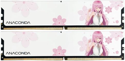 ANACOMDA ANA Kingsnake DDR5 RAM 32GB (2x16GB) 6000MHz CL38 Desktop Memory, Intel XMP 3.0 Ready, AMD EXPO Support (BIOS Dependent), High-Performance Overclocking UDIMM, 288-Pin, Made in Taiwan in Kuwait